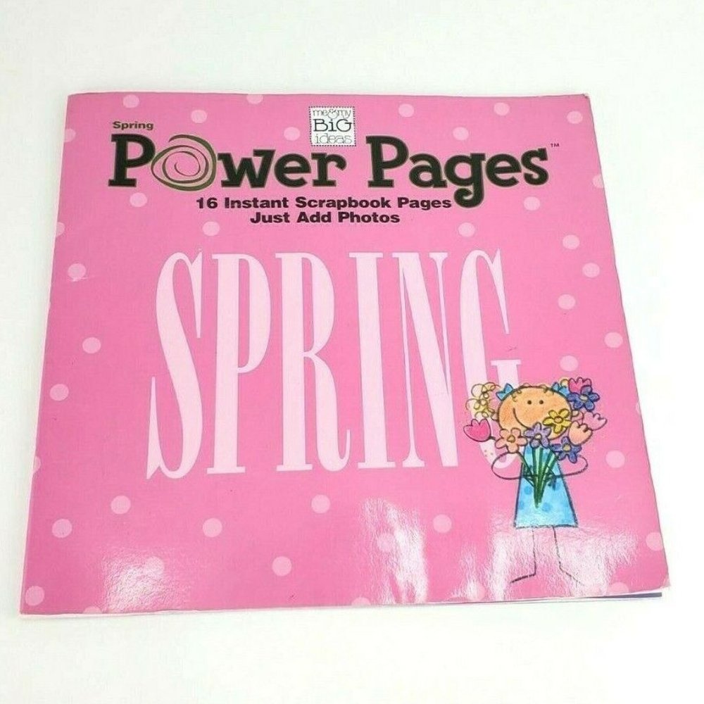 Me & My Big Ideas SPRING Power Pages Instant Scrapbook Pages Seasons DIY Craft